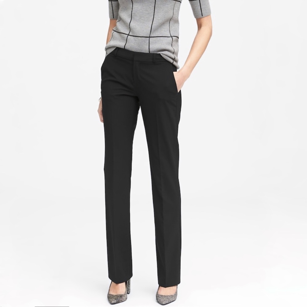 Logan Trouser-Fit Washable Wool-Blend Pant OBO